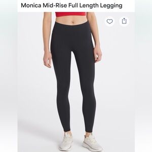Threads 4 Thought Black Monica Mid-Rise Full Length Legging